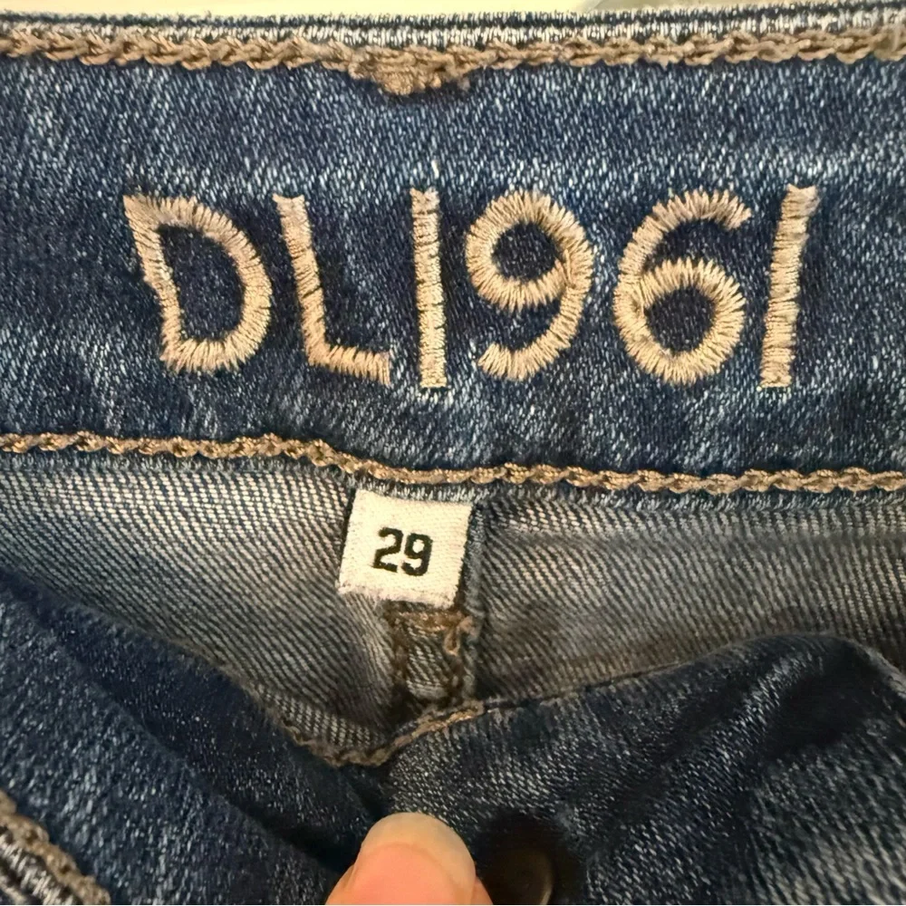 DL1961 Women's Margaux 28” Insta Sculpt Skinny Deep Indigo Jeans Size‎ 29 Chic